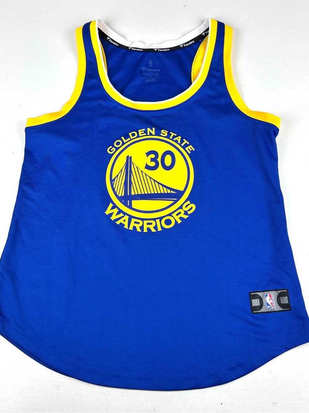 Golden State Warriors Steph Curry #30 Blue Fanatics Brand Jersey Youth Large
